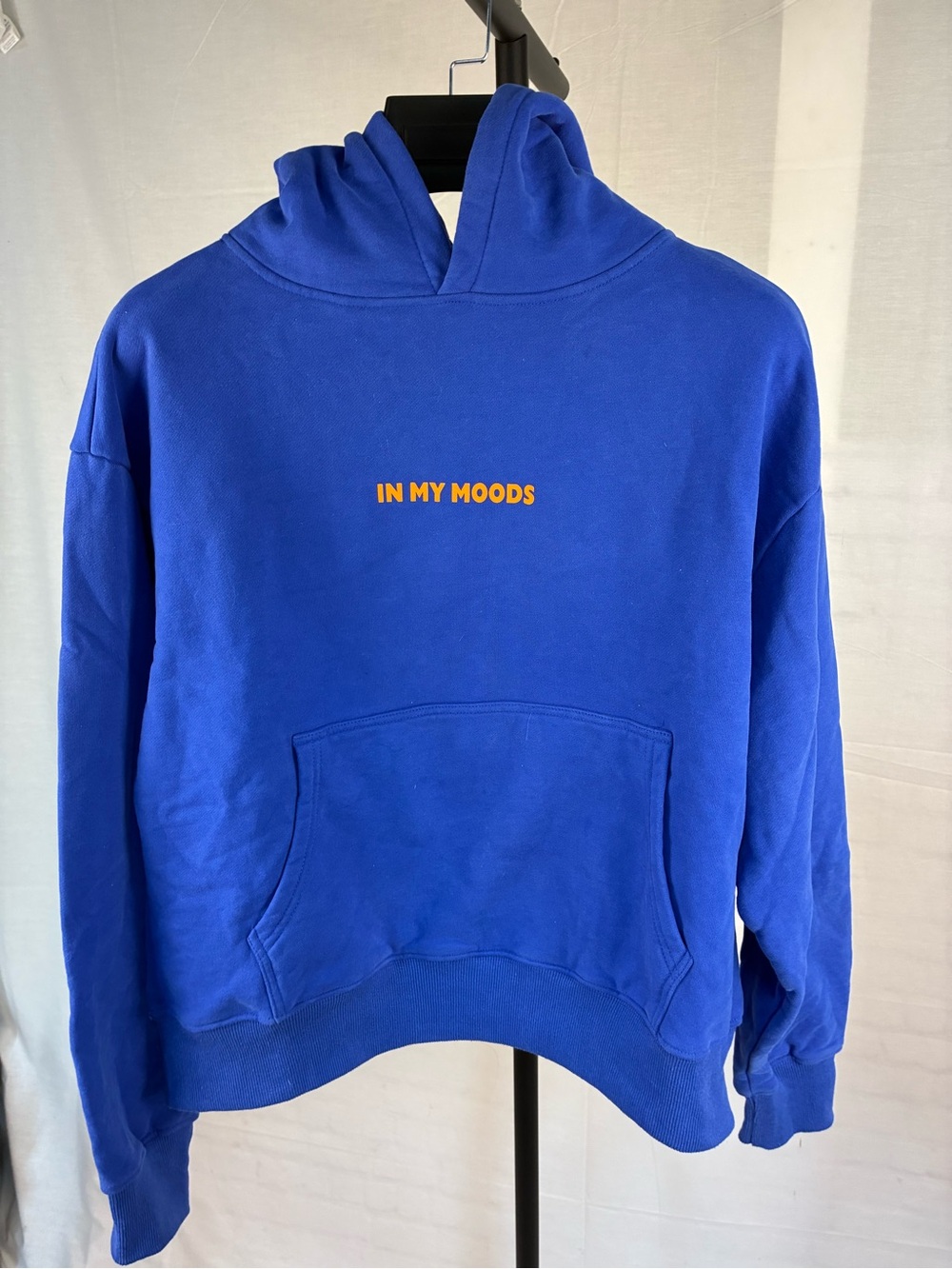 In My Moods Blue Mushroom Heavyweight Hoodie M